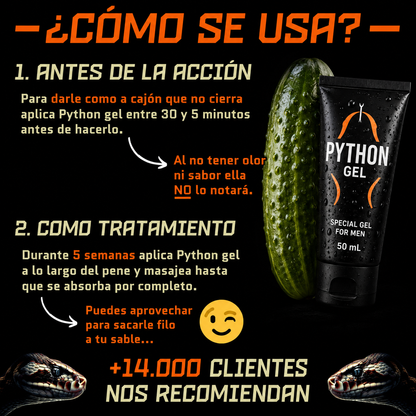 Python Gel potenciador y agrandador