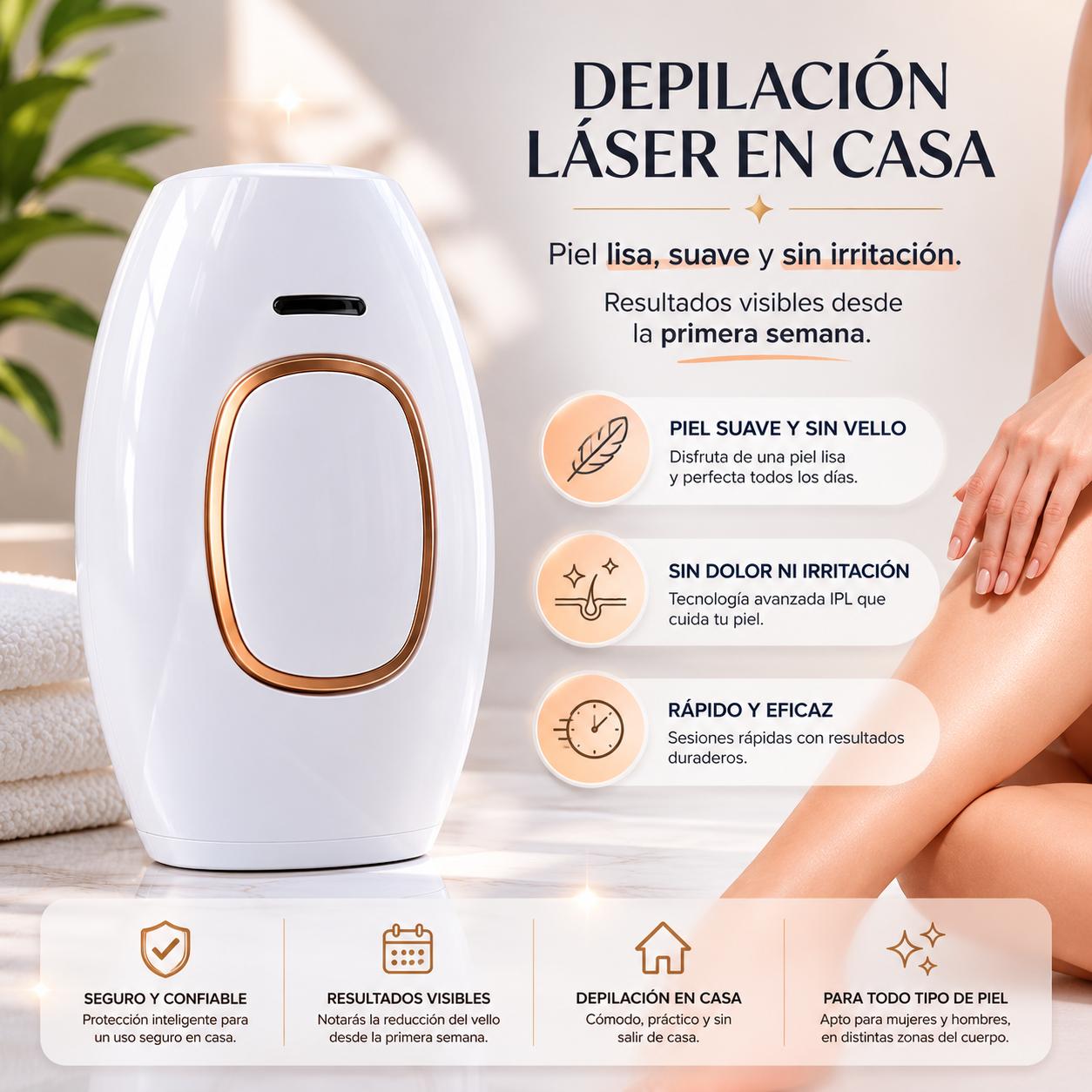 Hair Removal™ — La Forma Inteligente de Conseguir una Piel Perfecta
