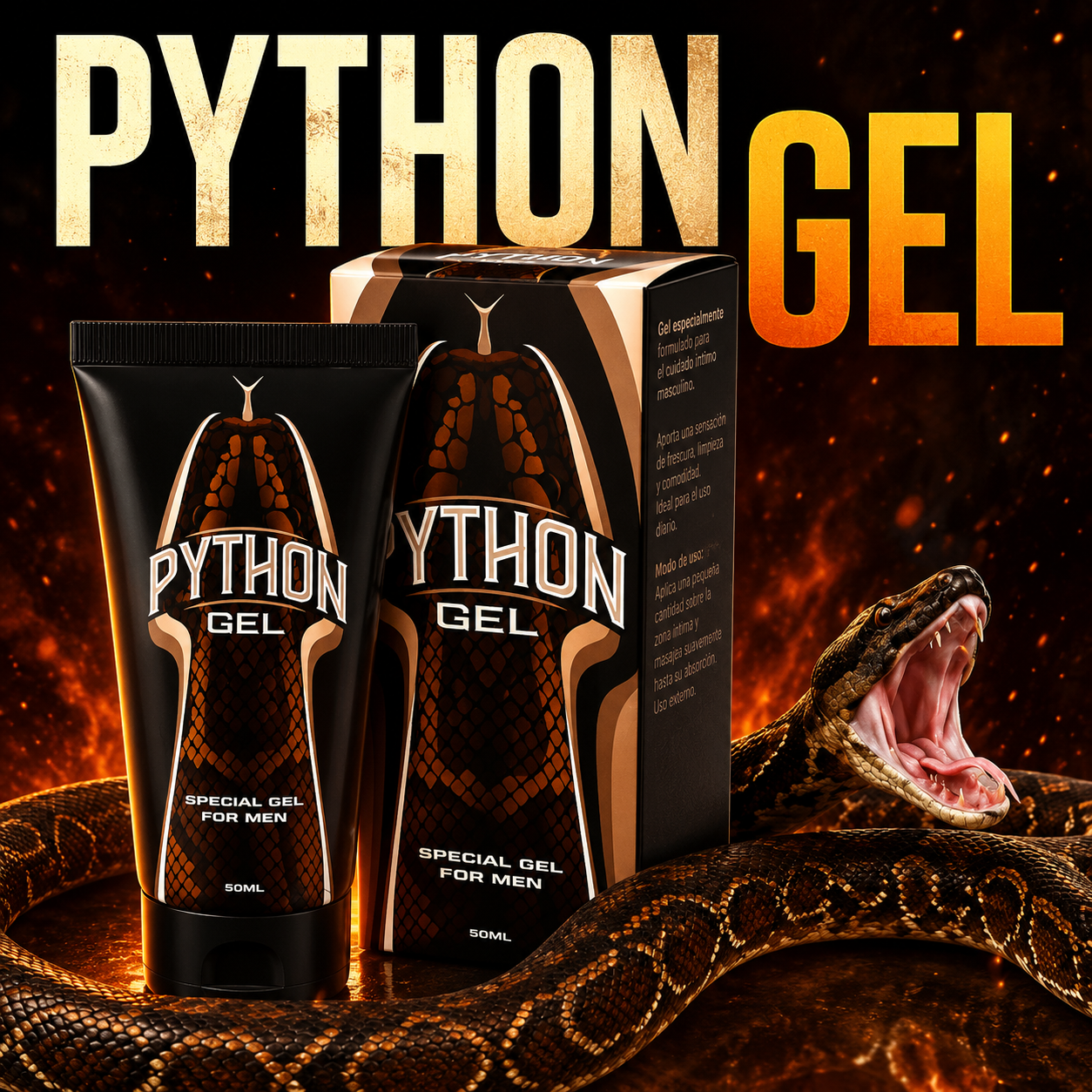 Python Gel potenciador y agrandador